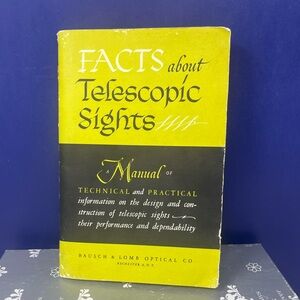 1958 Bausch & Lomb Telescopic Sights Manual